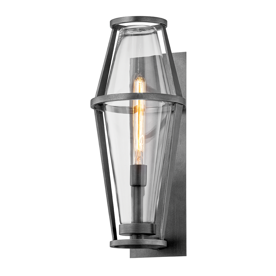 Troy Lighting Prospect Exterior Wall Sconce — B7613-GRA