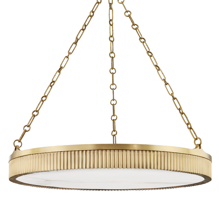 Hudson Valley Lighting Lynden Chandelier — Aged Brass
