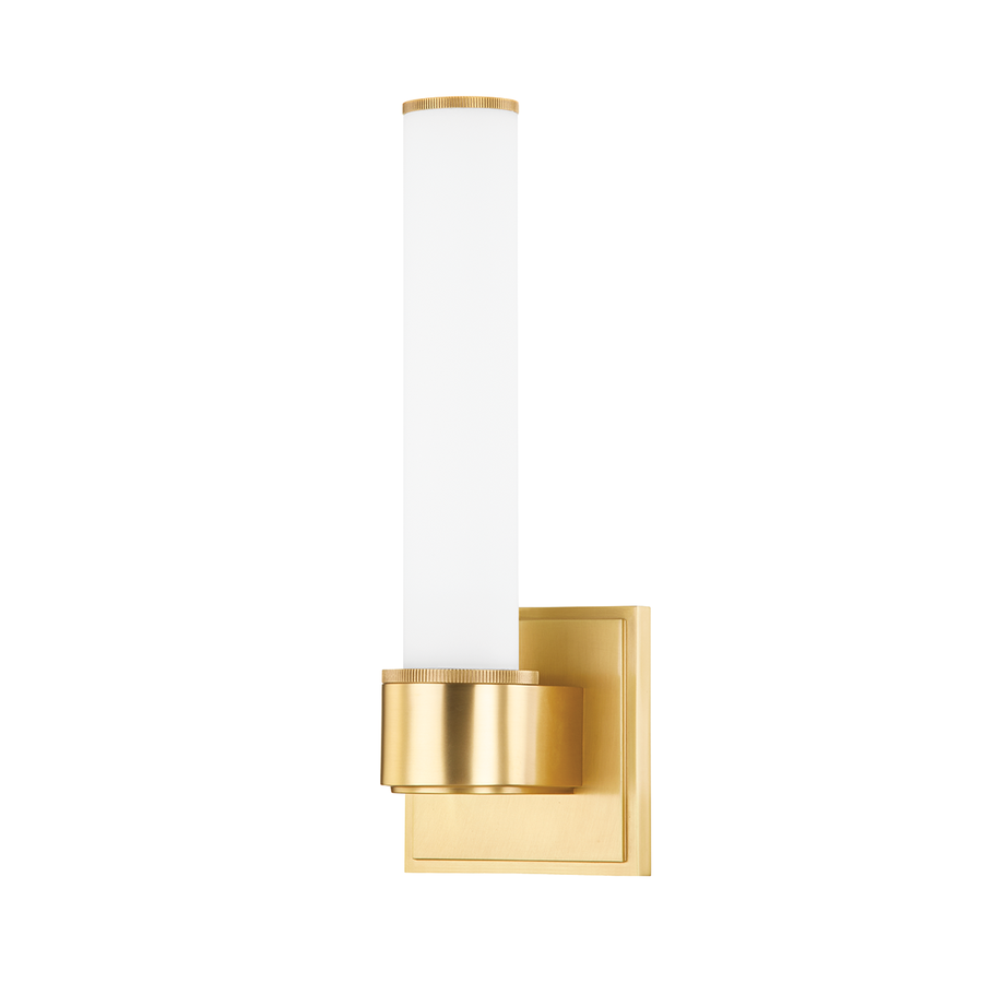 Hudson Valley Lighting Mill Valley Wall Sconce — Aged Brass