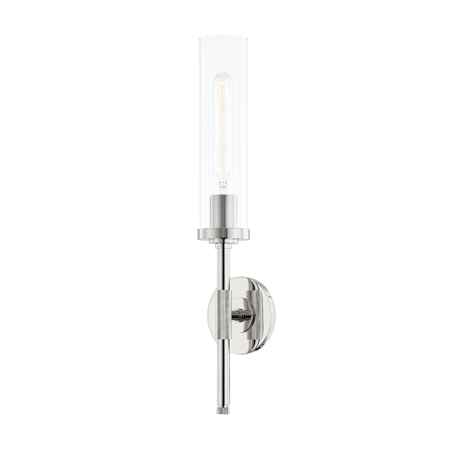 Hudson Valley Lighting Bowery Wall Sconce — Polished Nickel