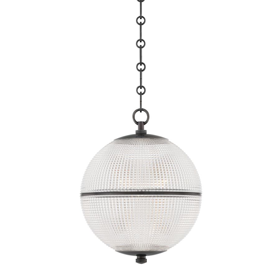 Hudson Valley Lighting Sphere No. 3 Pendant — Distressed Bronze