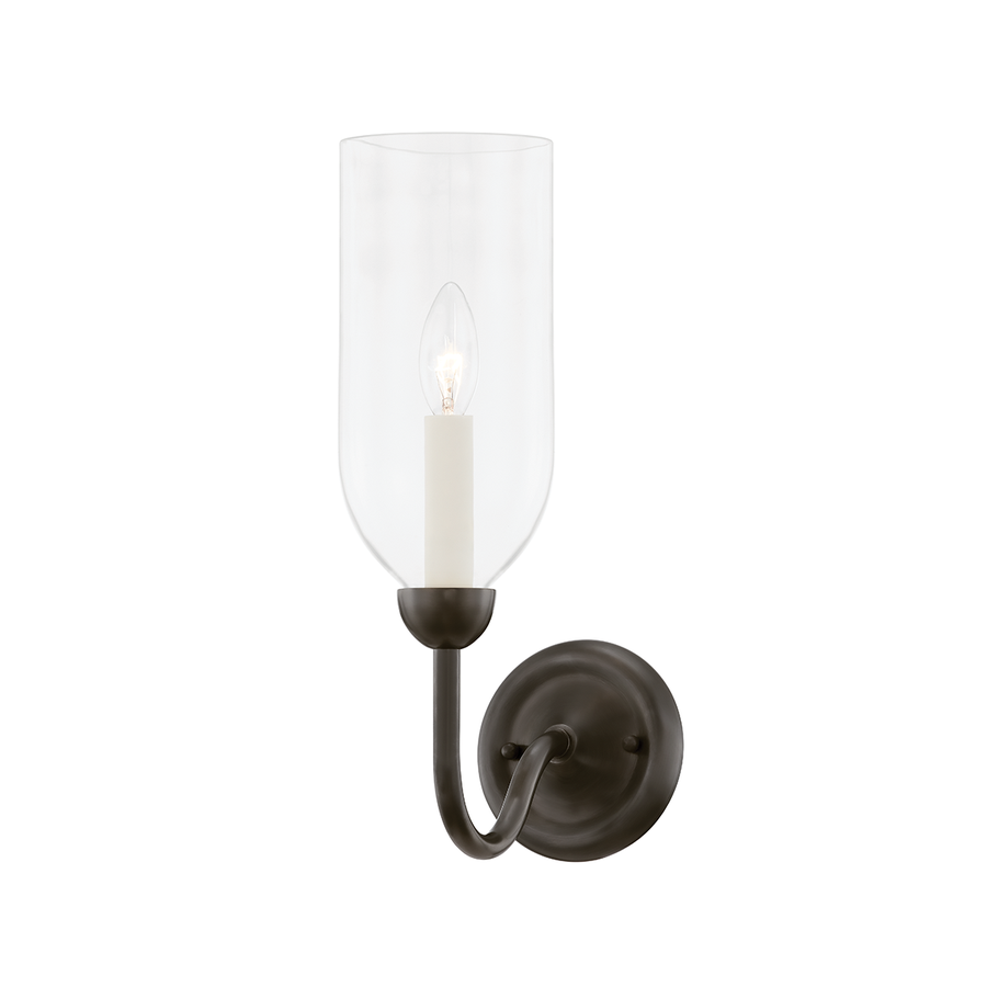 Hudson Valley Lighting Classic No.1 Wall Sconce — Distressed Bronze