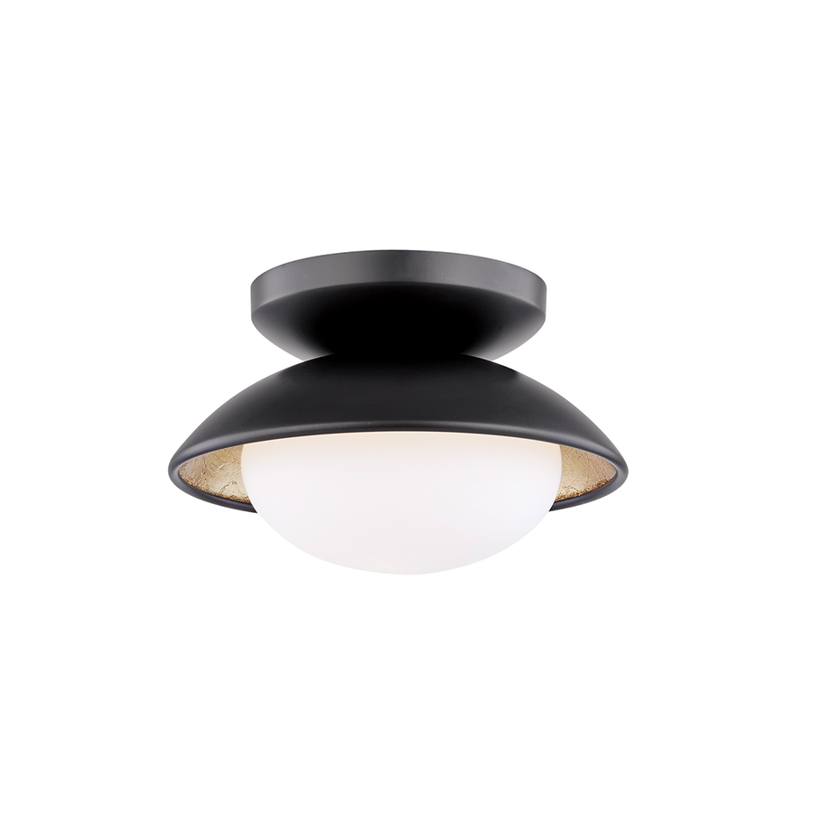 Mitzi Cadence Semi Flush — H368601S-BLK/GL