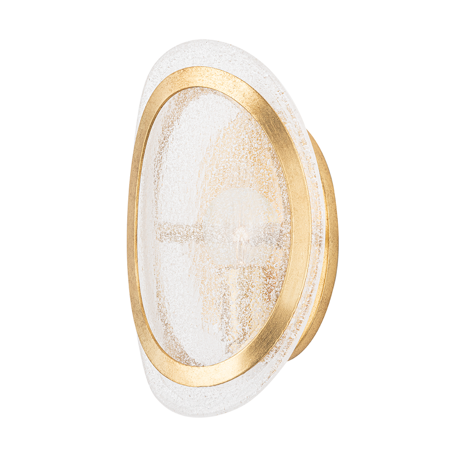 Hudson Valley Lighting Danes Wall Sconce — Vintage Gold Leaf