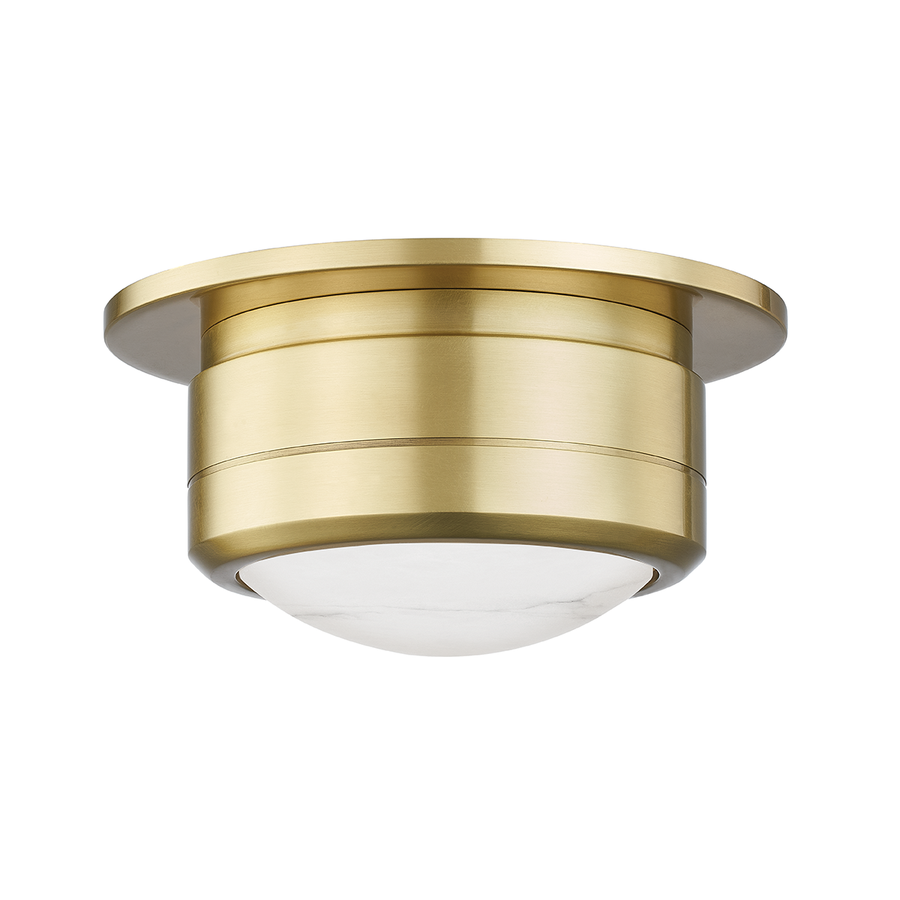 Hudson Valley Lighting Greenport Flush Mount — Aged Brass