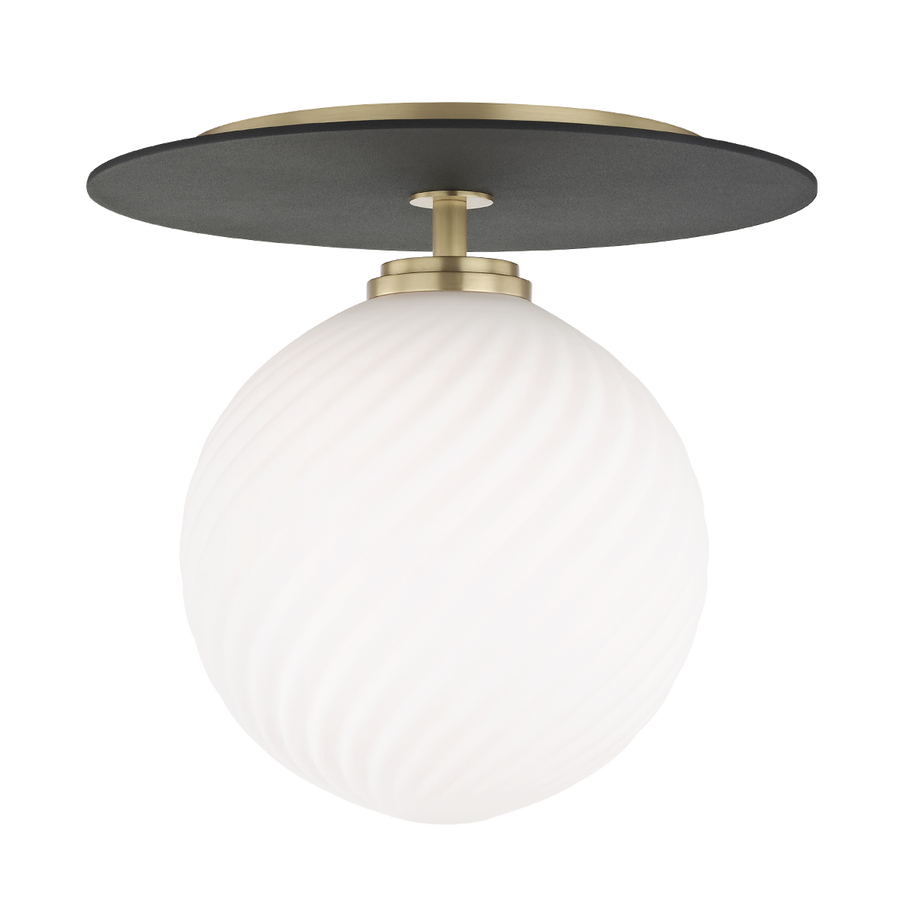 Mitzi Ellis Semi Flush — H200501L-AGB/BK