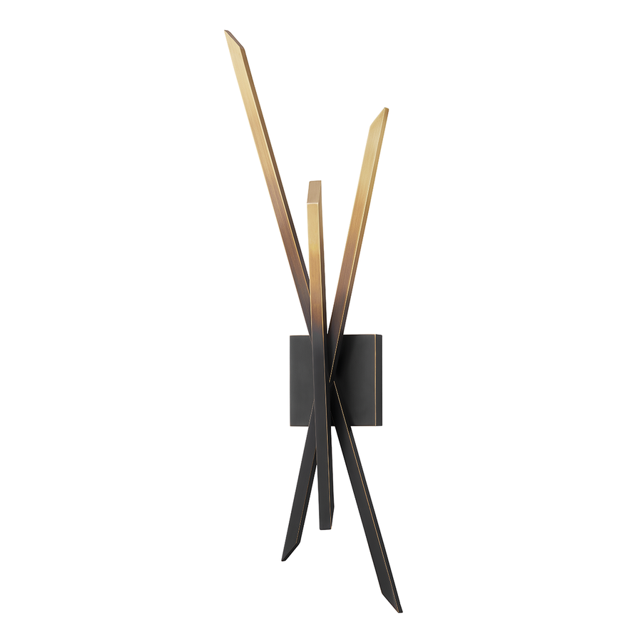 Hudson Valley Lighting Gansevoort Wall Sconce — Gradient Brass